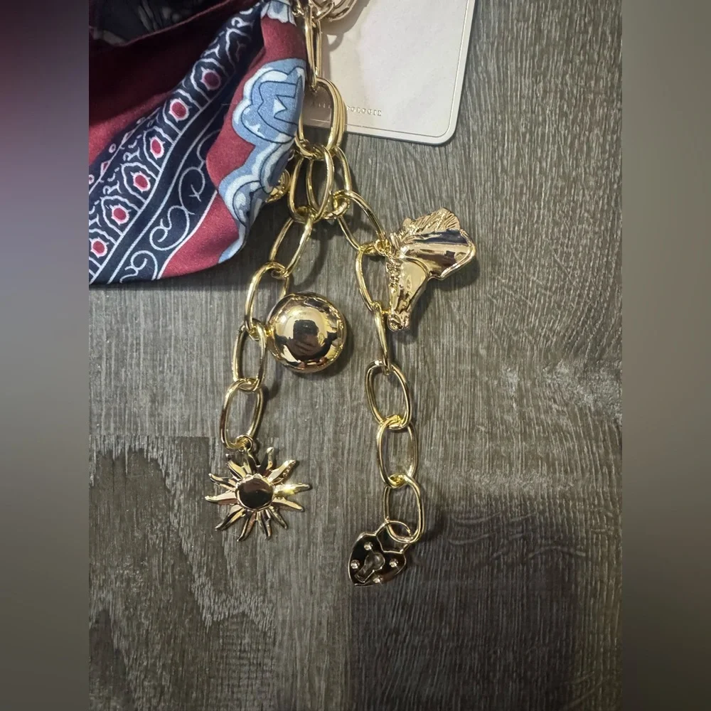 NWT Anthropologie Heritage Bow Bag Charm 🐎☀️❤️🔒